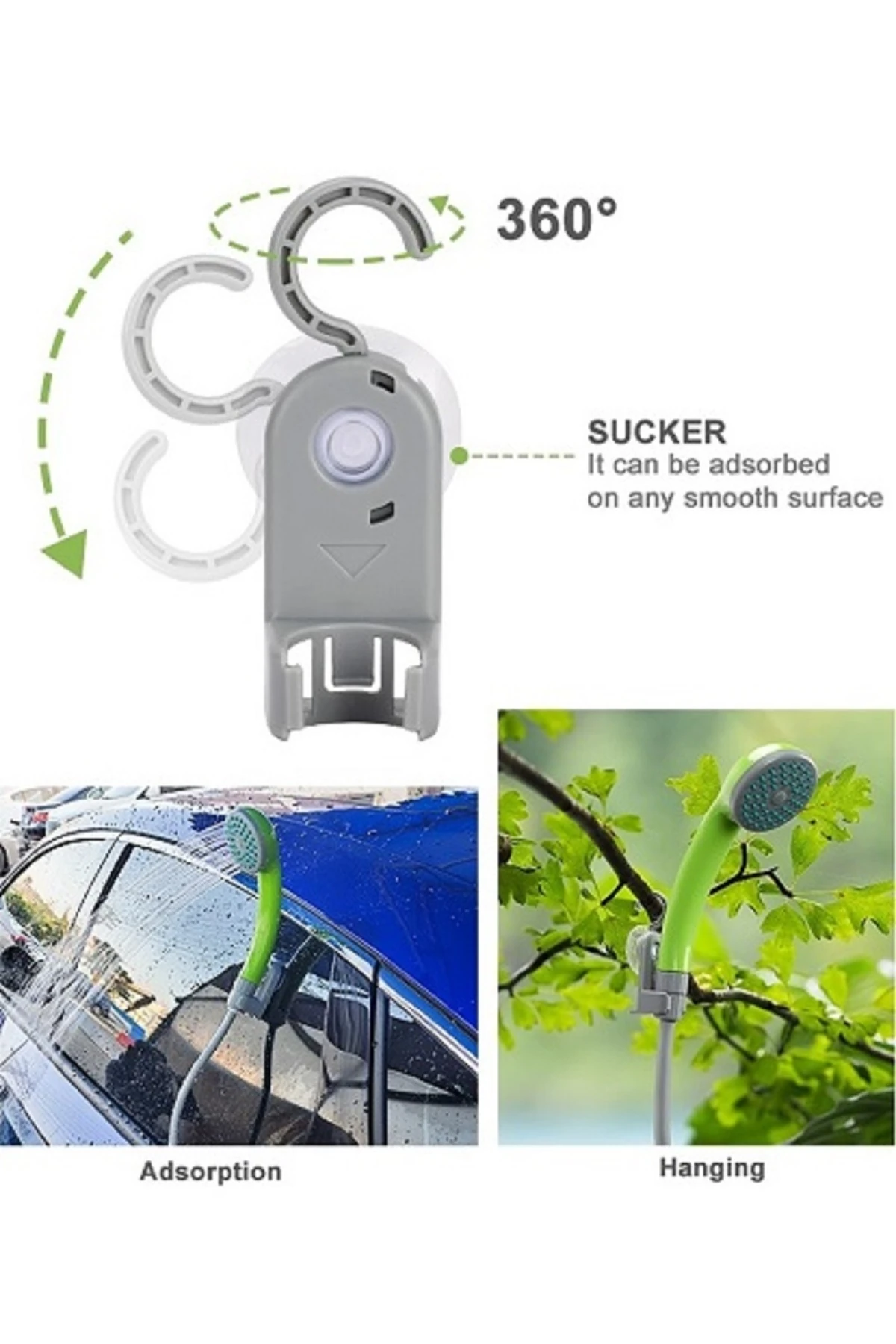 Portatif Kamp Duşu Kaliteli ve USB Şarjlı Damacanaya girebilen Araç Karavan her yerde