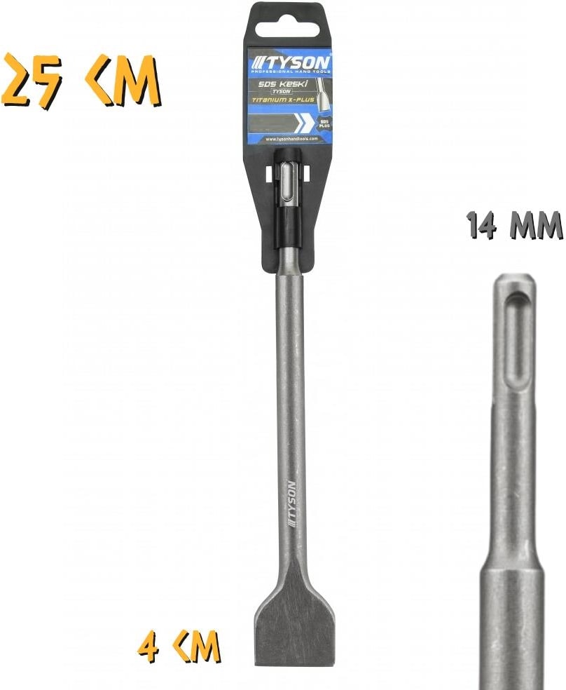 Kupa Tyson Sds Plus Geniş Keski - 14X250X40 Mm.