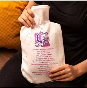 Hediyesepeti Akrep Burçlarına Hediye Esprili Sıcak Su Torbası - Tasarım Kılıflı Termofor - El Ayak Isıtıcı