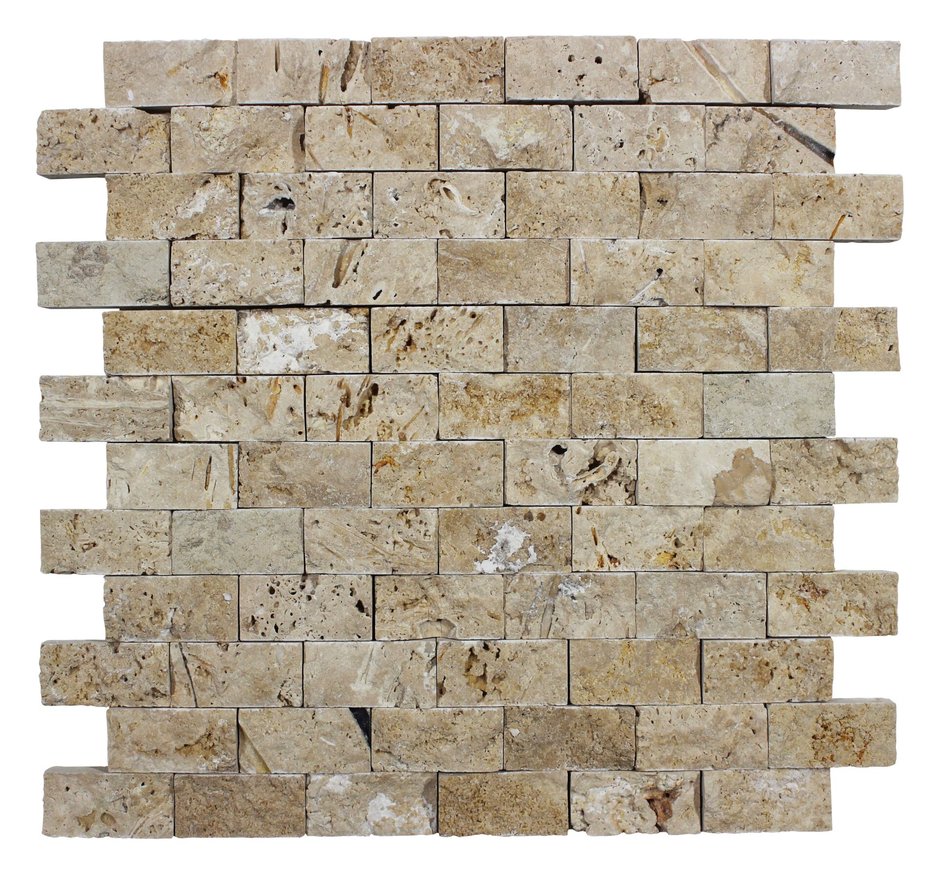 Rustik Traverten Patlatma Mozaik