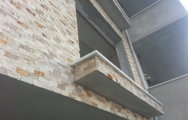 5X10Cm Mix Doğal Taş Traverten Patlatma Mozaik Duvar Kaplaması