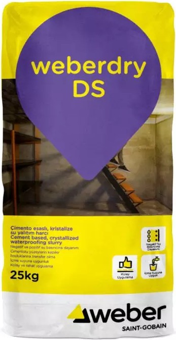 Dry Ds 25 kg Krıstalize Su Yalıtım Harcı