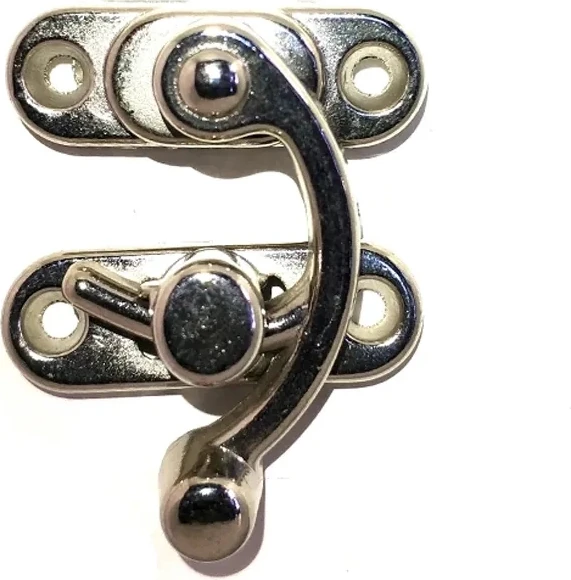 Yay Gözü, Ahşap Kutu Klipsi - Küçük 28X33 Mm, Nikel, 100 Adet