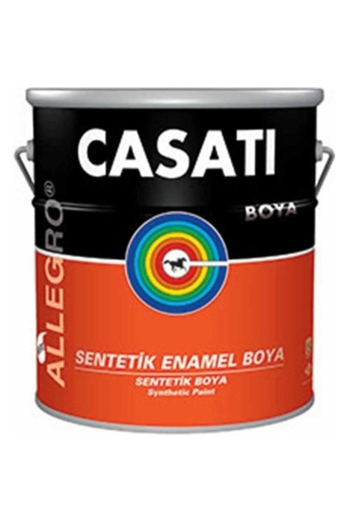 ALLEGRO SENTETİK ENAMEL BOYA SİYAH 2,5 LT