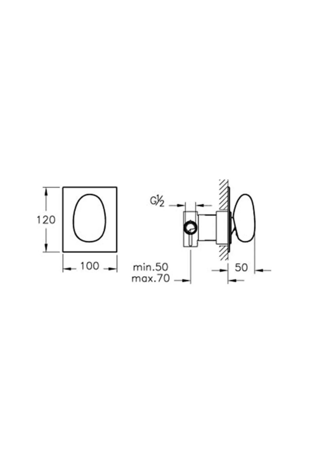 Istanbul Ankastre Yönlendirici A41840 3 Yollu - Krom
