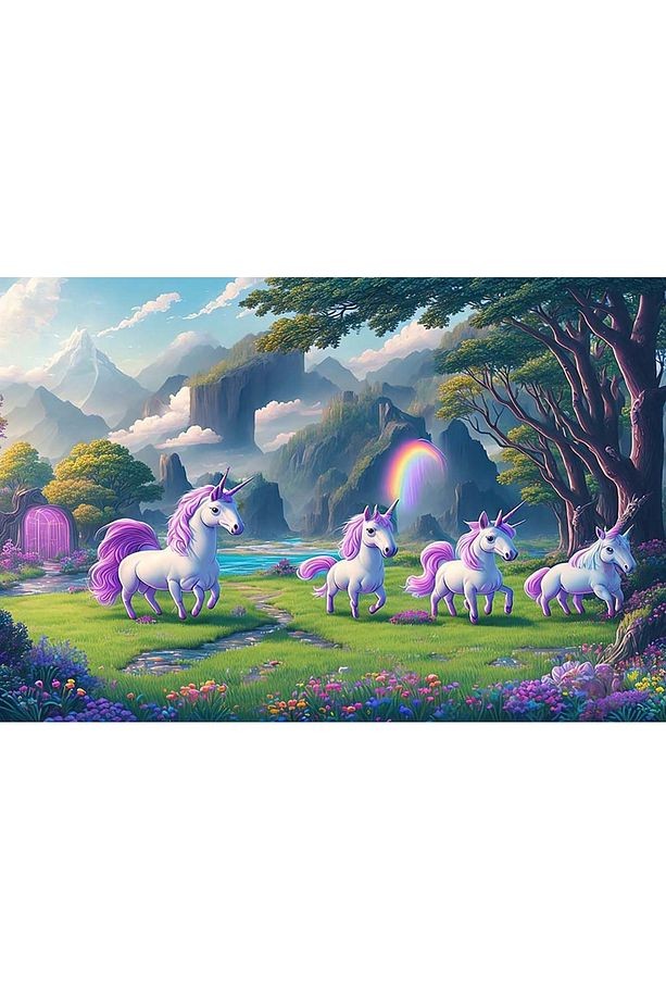 Küçük Sevimli Boynuzlu Atlar - Pony Duvar Kağıdı