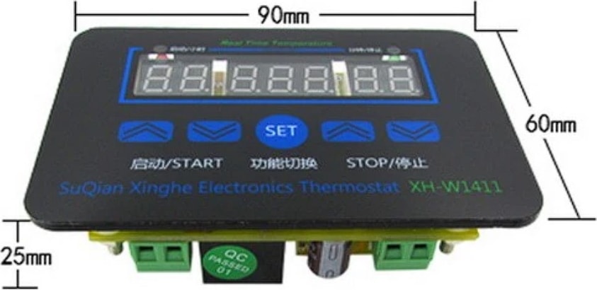 XH-W1411 12V Dijital Termostat/zaman Rölesi