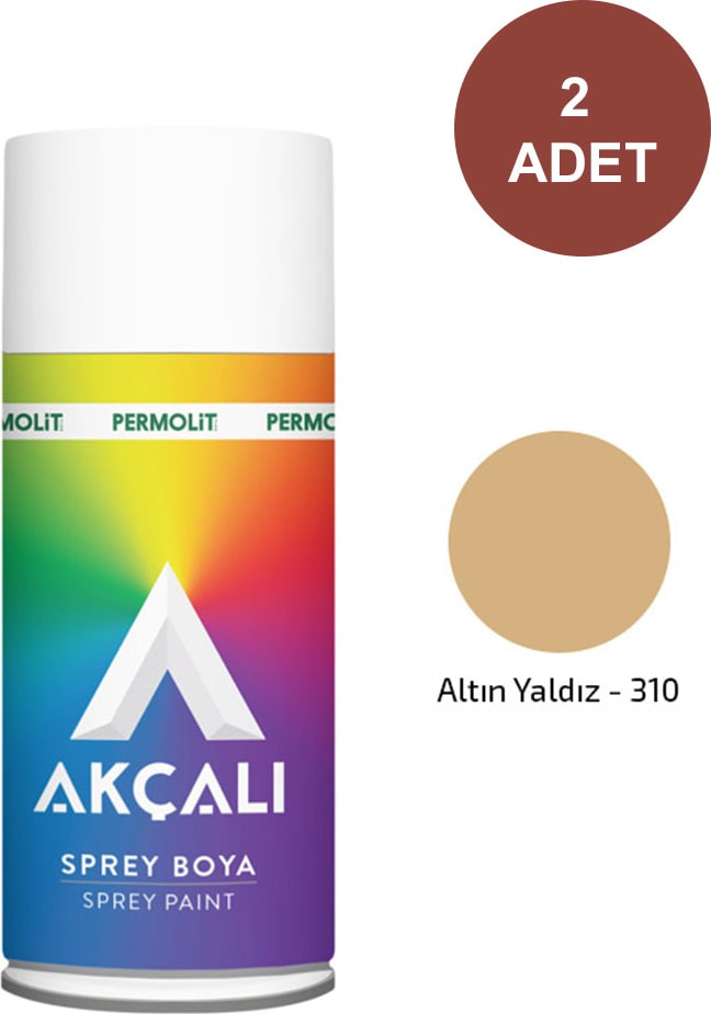 Sprey Boya 310 Altın Yaldız 400ML-2 Adet