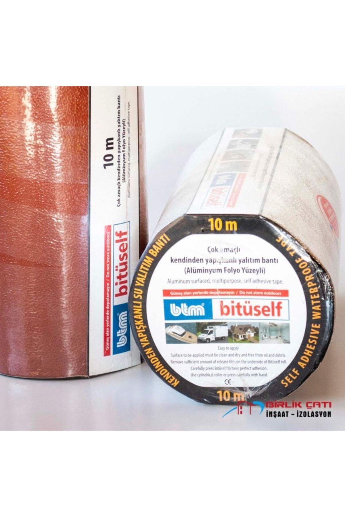 Bitüself 15 Cm Kırmızı Su Yalıtım Bandı