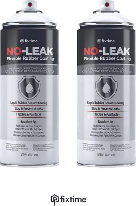 Noleak 1 1 Paket Su Izolasyon Sızıntı Onarım Spreyi Su Geçirmez Beyaz 800ML Noleak2