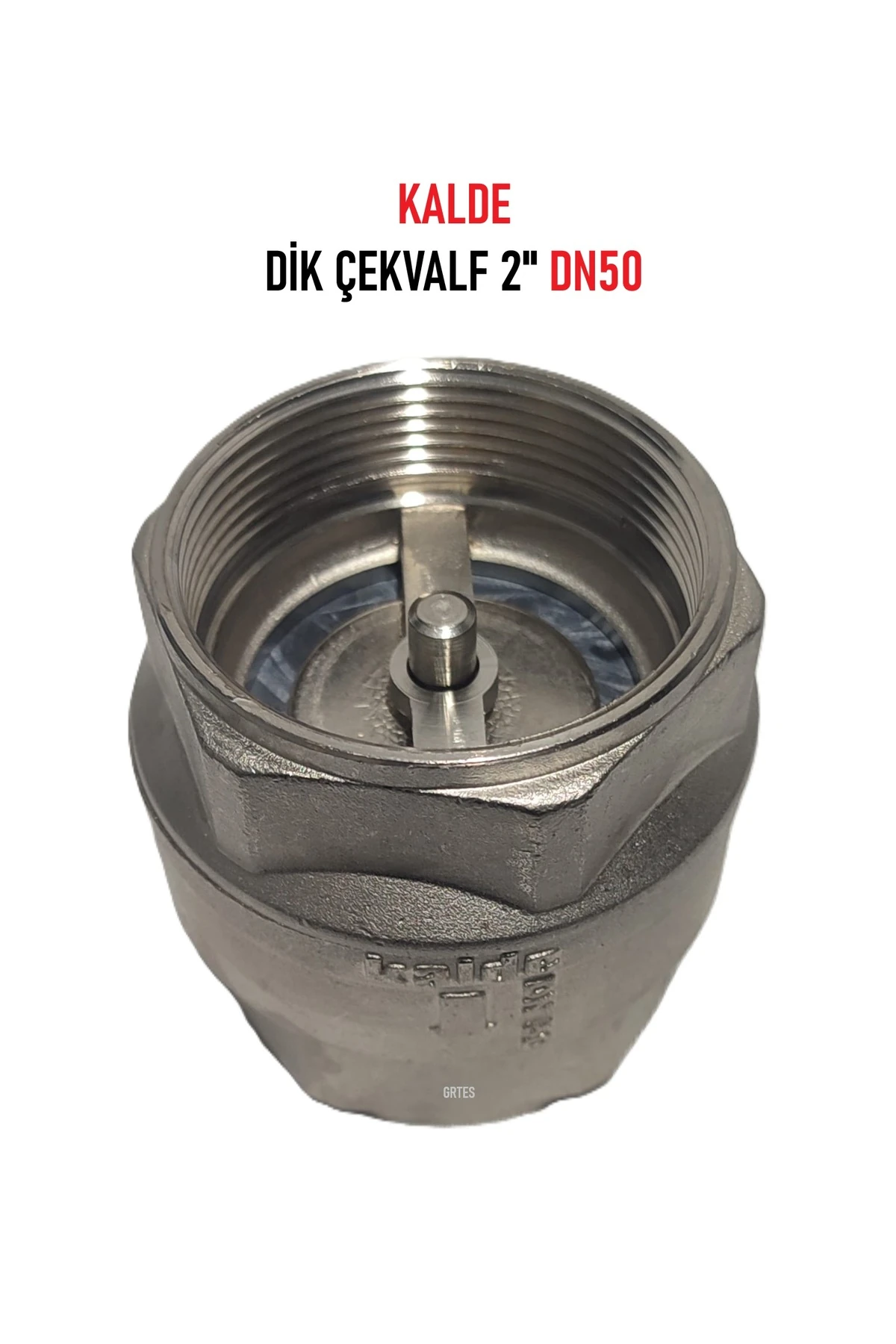 2" Dn50 Sarı/Krom Dik Çekvalf - Vertical Check Valve