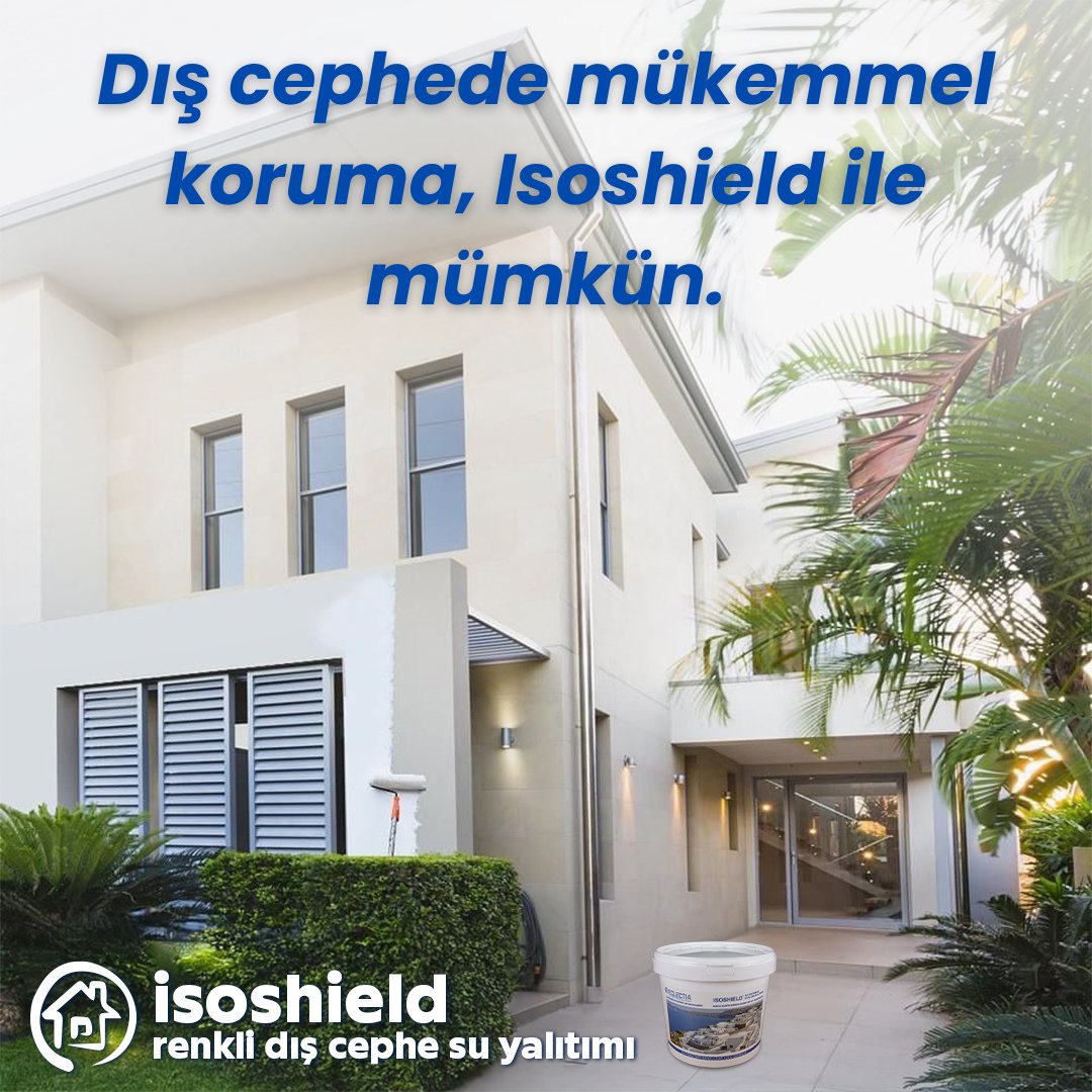 Isoshield Su Kesici Dış Cephe Su Yalıtım Boyası 5 kg