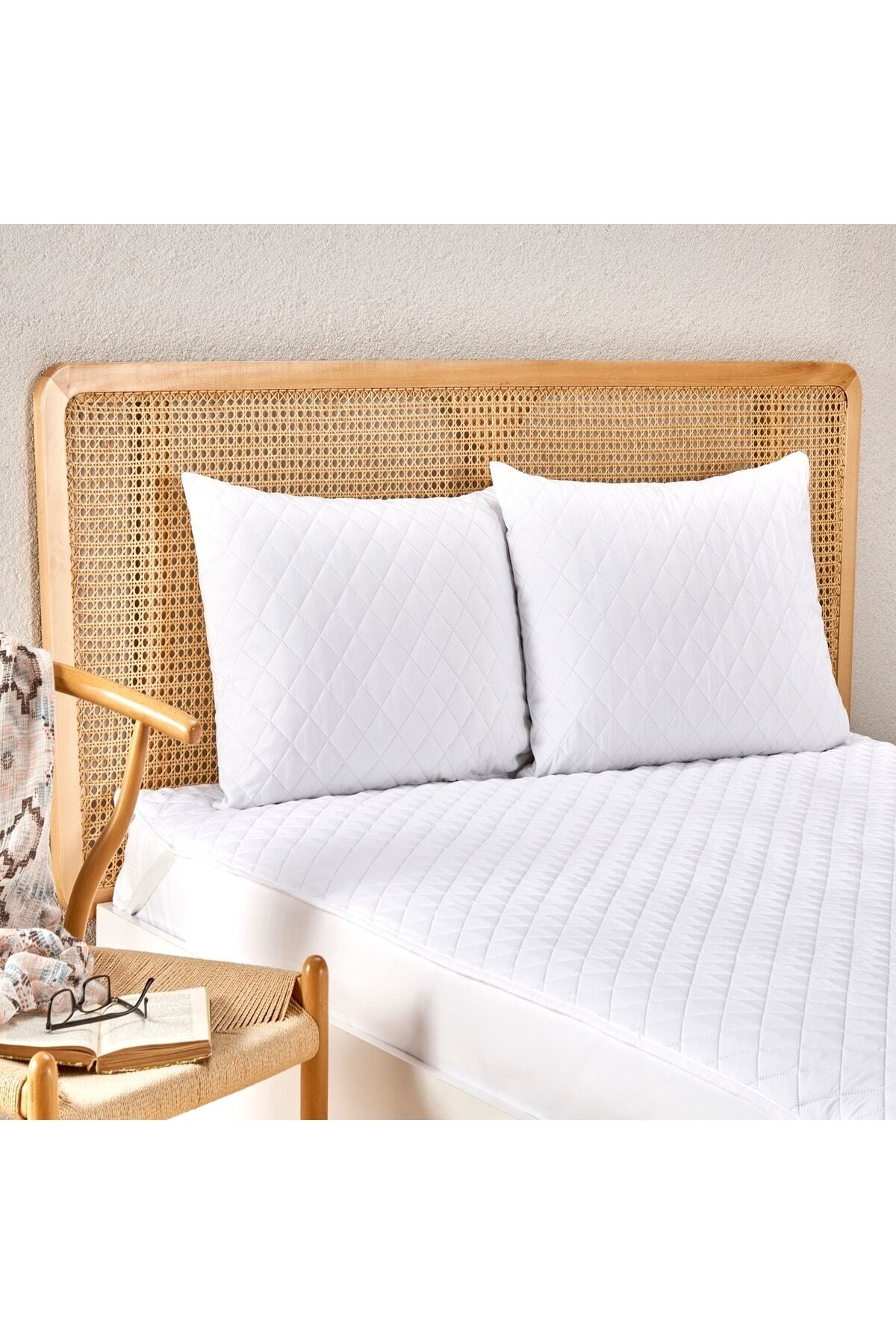 Eco Care Tek Kişilik Yastık Alezi Beyaz - D2r
