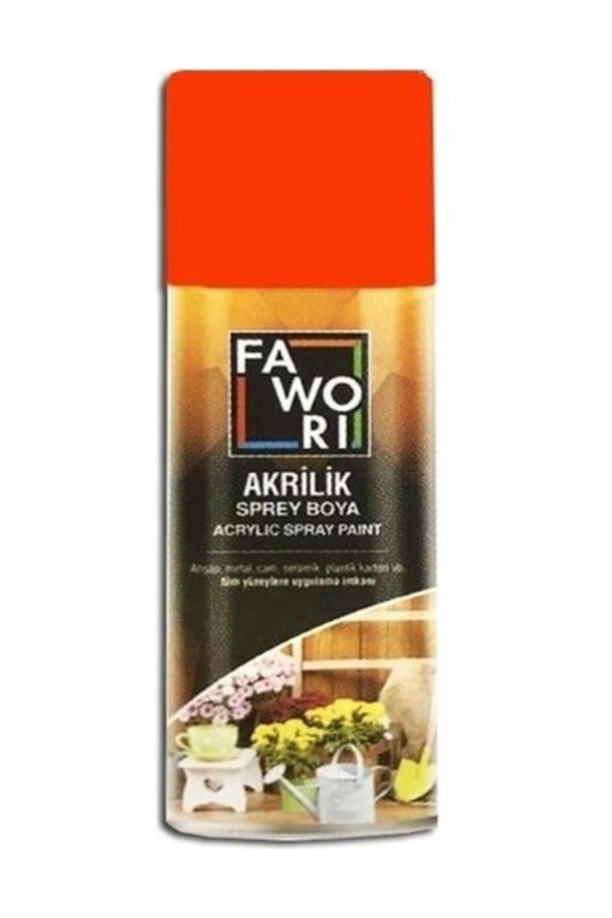 Akrilik Sprey Boya 400 ml. (Ral2002) Makine Kırmızısı