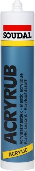 Soudal Acryrub Silikonize Mastik 500 gr Beyaz