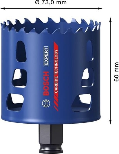 BOSCH 73 mm Expert Sert Malzemeler Için Panç 2608900435