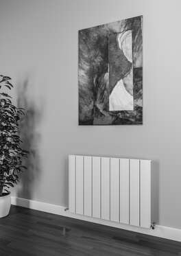 Selanik Yatay Alüminyum Radyatör 850X600 Pütürlü Beyaz (Ral 9016)