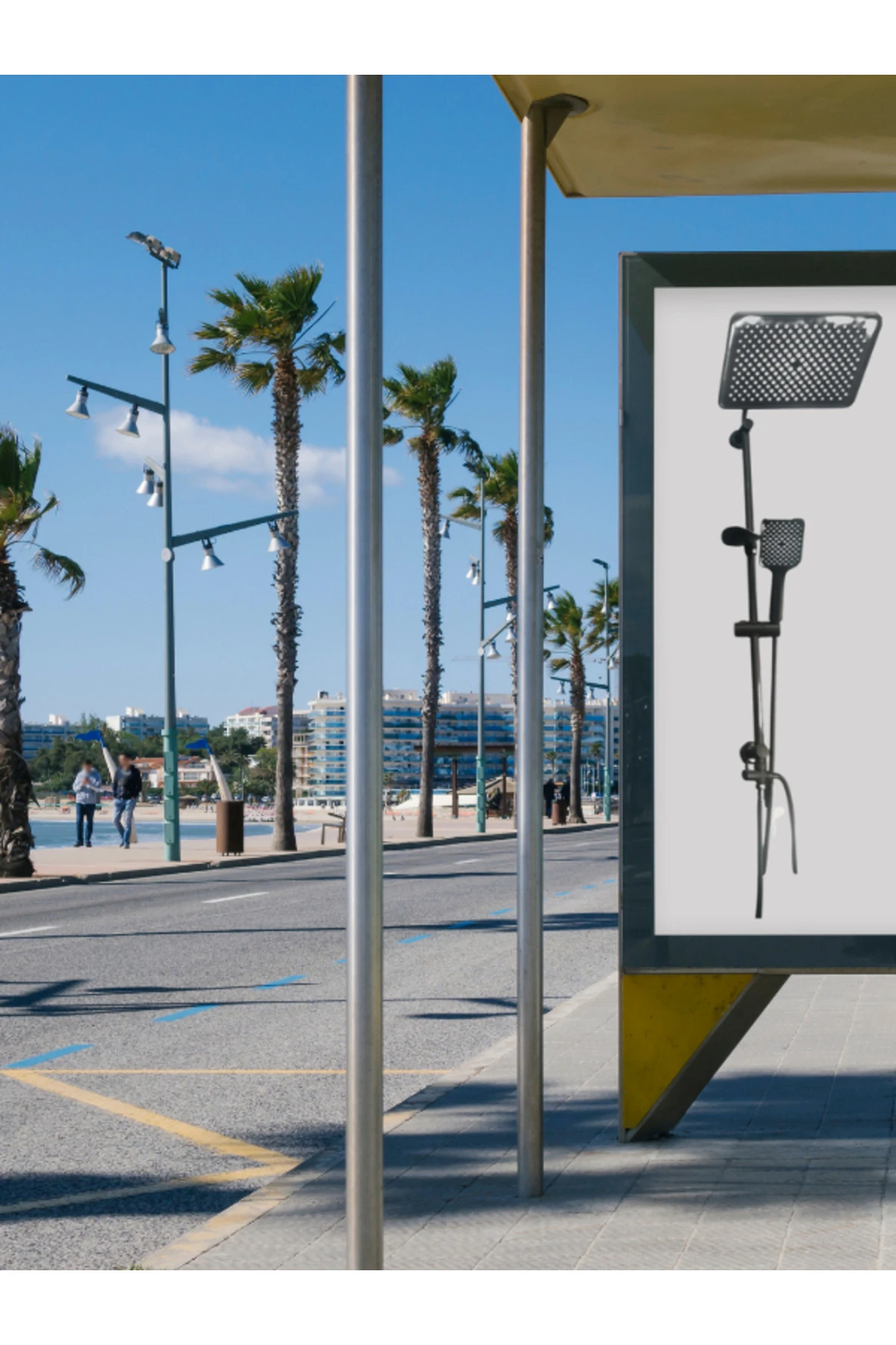 Mak-su Siyah Başlıklı Robot Kare Duş Seti | Yağmurlama, El Duşu, Çok Fonksiyonlu Sistem