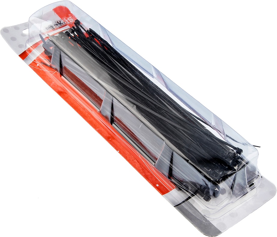 Plastik Kablo Bağı Cırt Kelepçe 200 mm x 2.5 mm Siyah 100 Adet