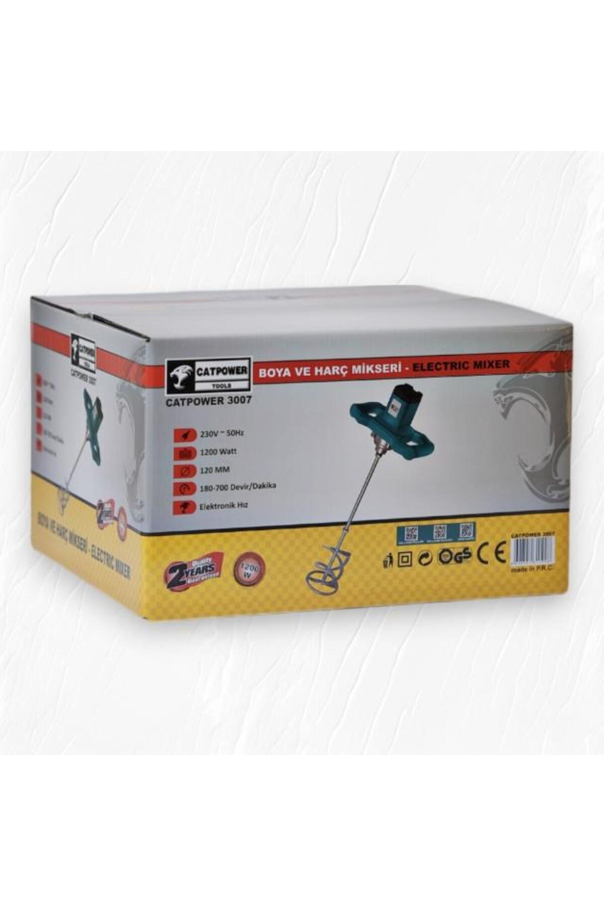 Catpower 3007 Boya ve Harç Karıştırıcı 1200W