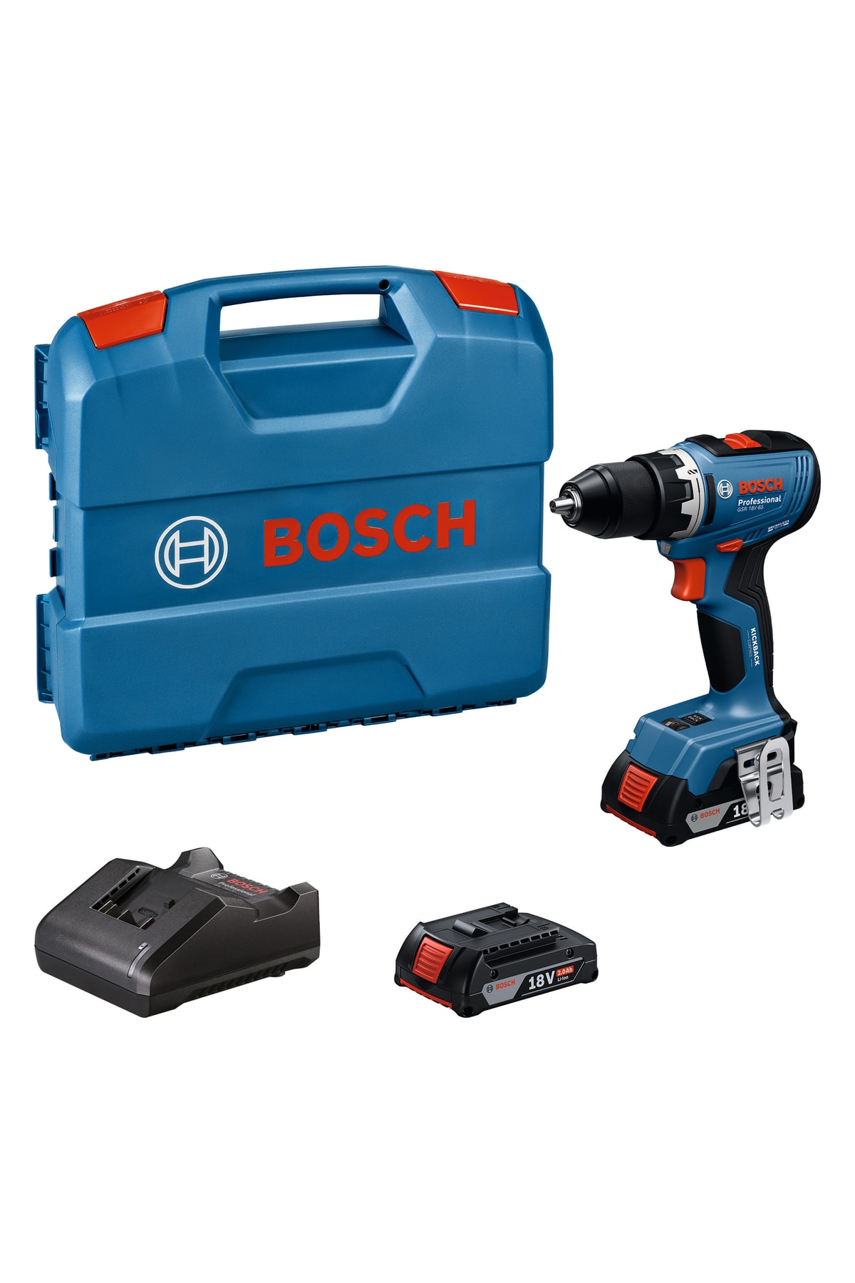 BOSCH Gsr 18v-65 Akülü Delme Vidalama 2x2.0ah