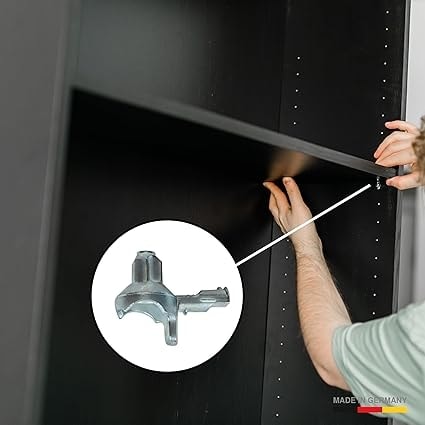 Parts Ikea Billy Raf Için Uyumlu/yedek Raf Almanya'da Üretim Raf Zemin Tutucu, Raf Kalemleri, Raf Zemin Taşıyıcısı Raf Taşıyıcı (40 Adet)