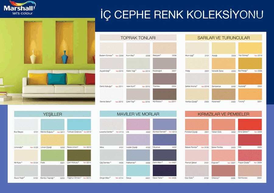 Silikonlu Özel Mat İç Cephe Boyası 2,5 lt