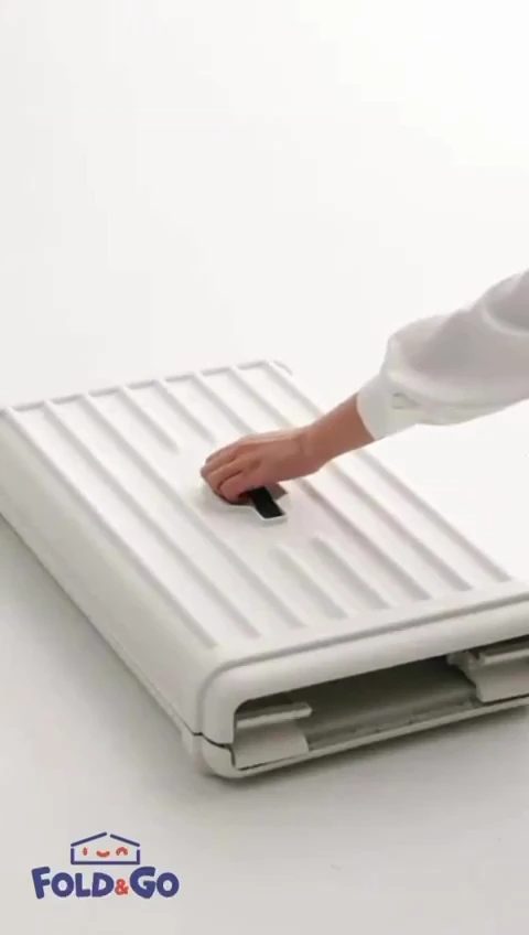 Lavine 50 Lt Sensörlü Çöp Kovası Portatif Katlanabilir Büyük Boy Premium ”beyaz”