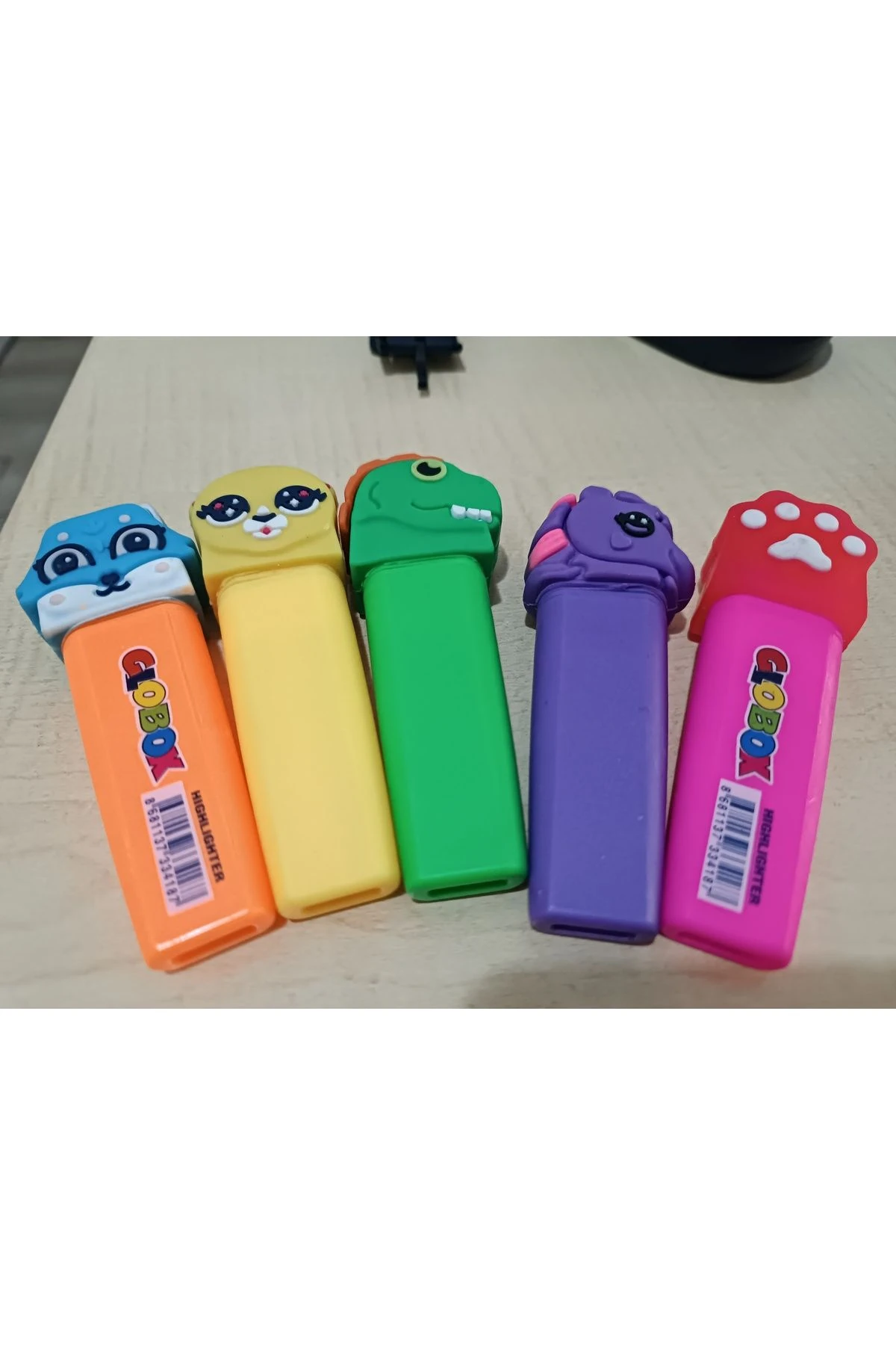 5 Adet Figürlü I?şaretleme Kalemleri