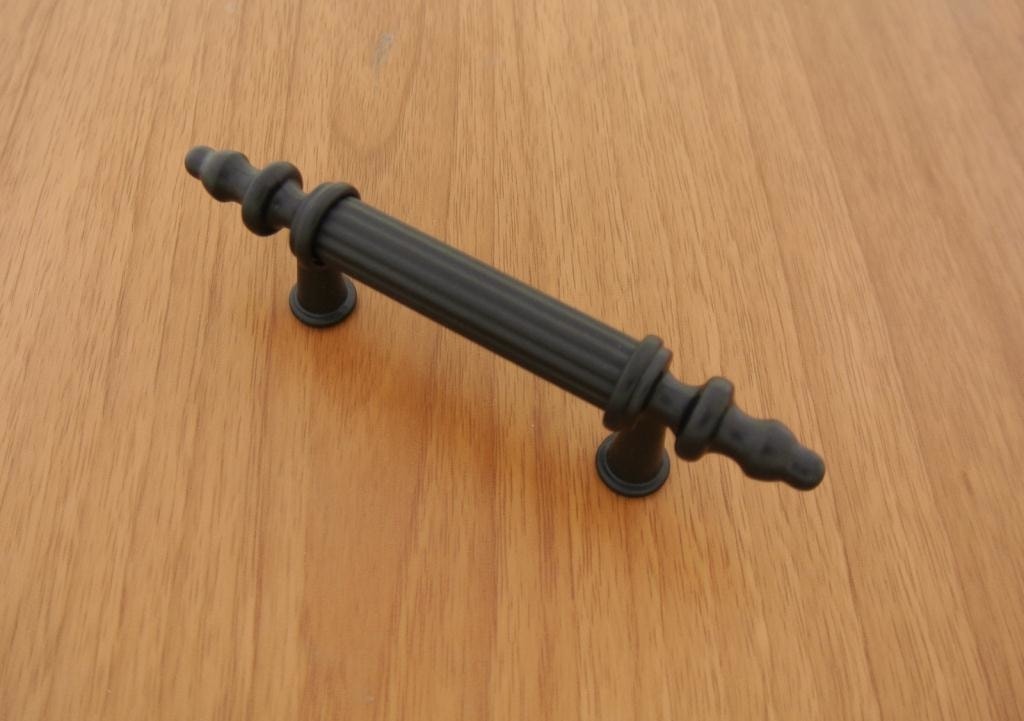 Elmas Kulp Mat Siyah 64 mm