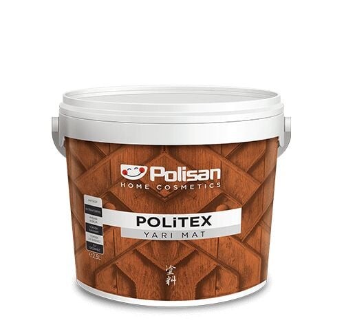 POLİSAN POLİTEX DEKORATİF YARI MAT SU BAZLI BAZ 15 LT
