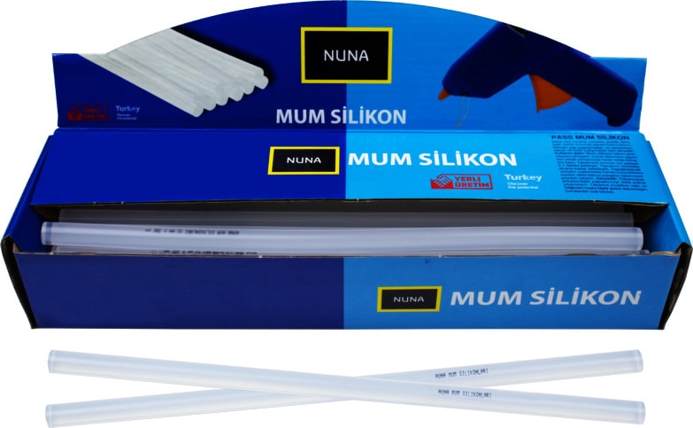 Sıcak Silikon Mumu 11.2 mm 12 Adet Kutusuz