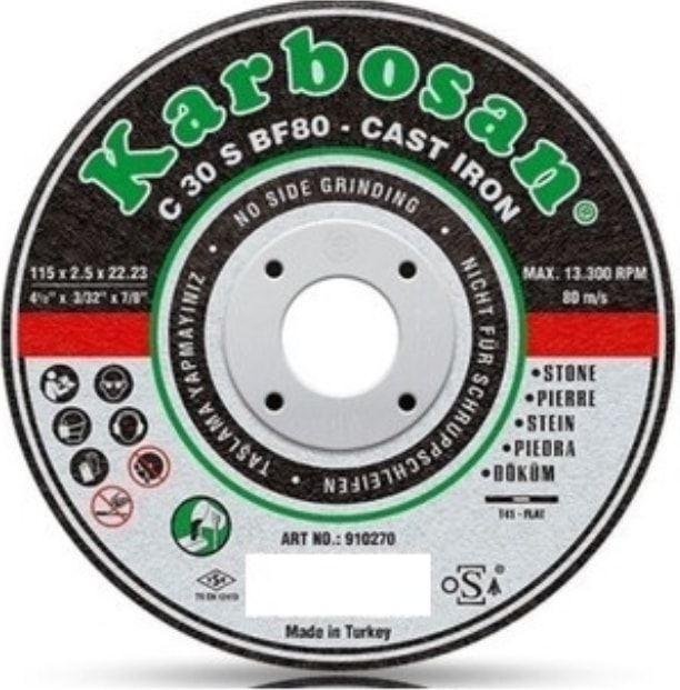 KARBOSAN 115 mm Mermer Kesme Taşı