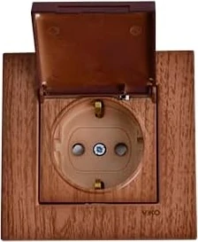 Novella Ceviz Kapaklı Topraklı Priz Vakumlu Paket Çarpma Karşıtı Çabuk Bağlantı