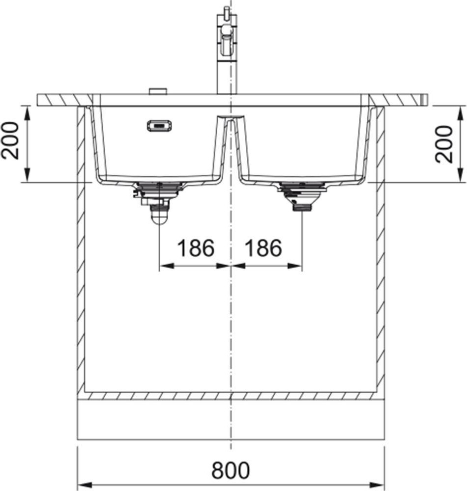 Maris Mrg 120-35-35 Sahara Tezgahaltı Granit Evye