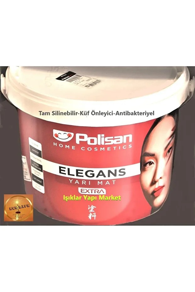 -elegans-küf Önleyici-tam Silinebilir-anti Bakteriyel-iç Cephe Duvar Boyası-ci-7624 Kadife Gri