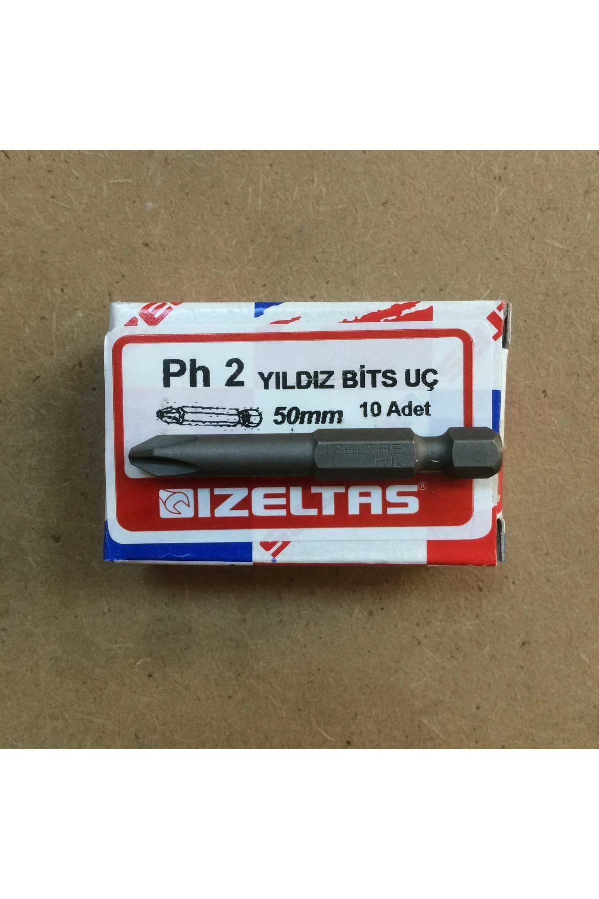 Ph2 Yıldız Bits Sıkma Uç 50 Mm Sac Vidası Için 10 Adet