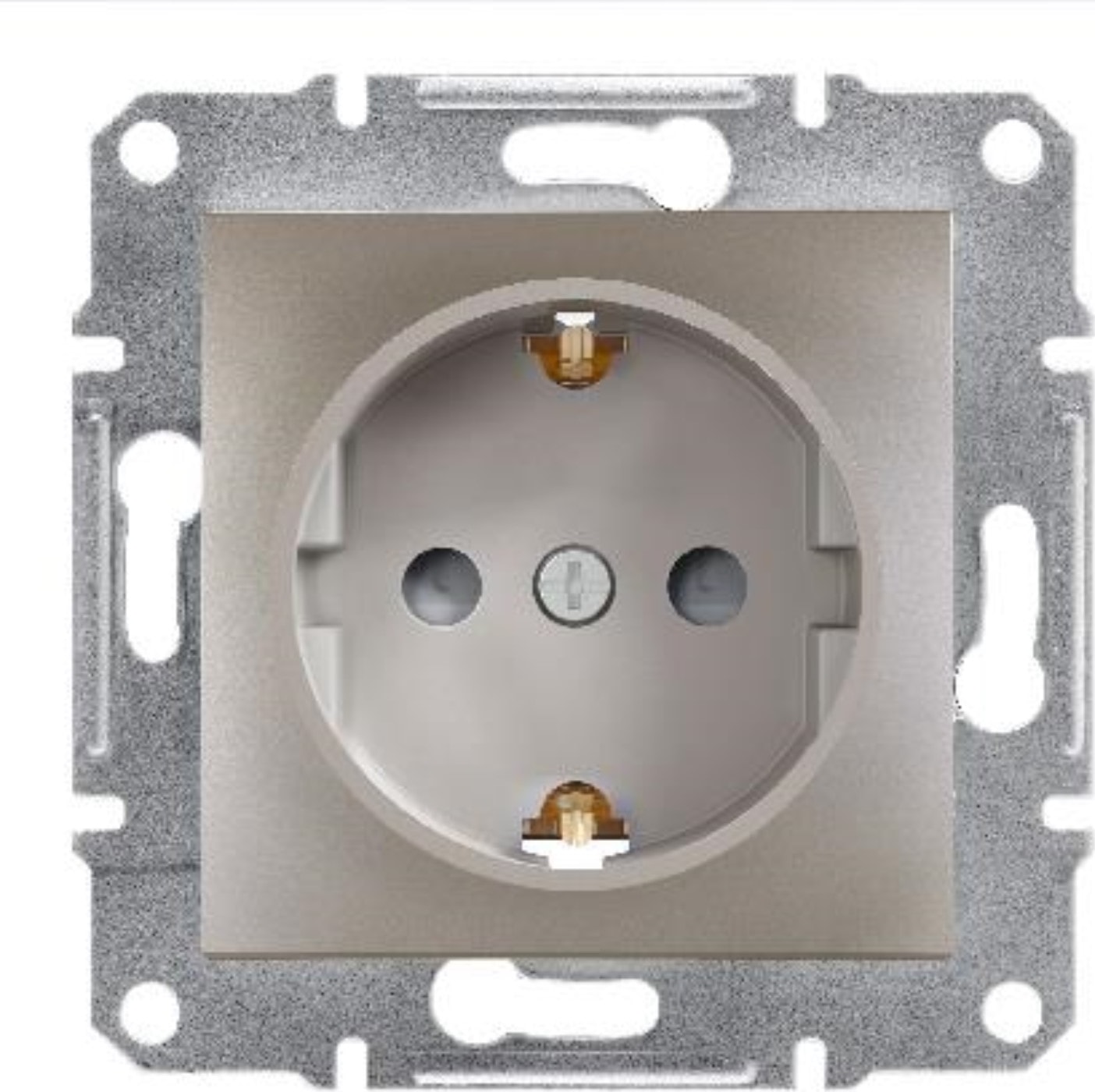 Asfora Plus Çocuk Korumalı Topraklı Priz Bronz