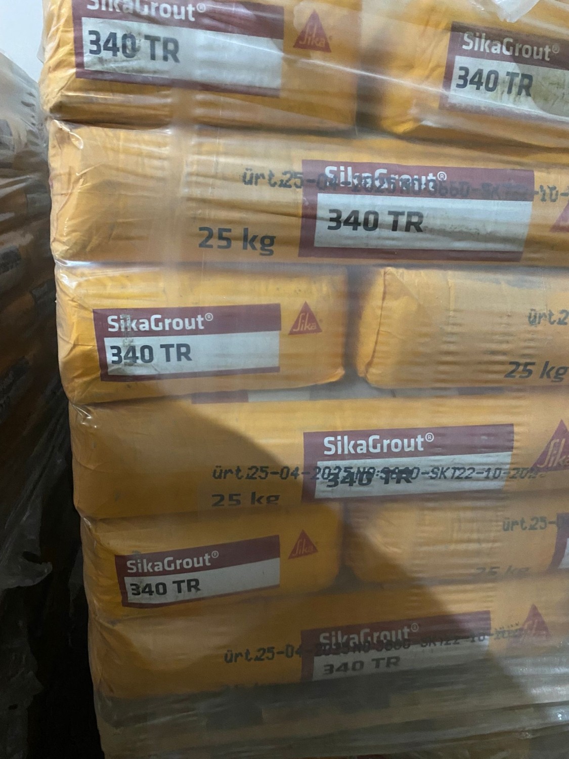 GROUT-340 Çimento Esaslı Yüksek Dayanımlı Grout Harcı 25KG Gri