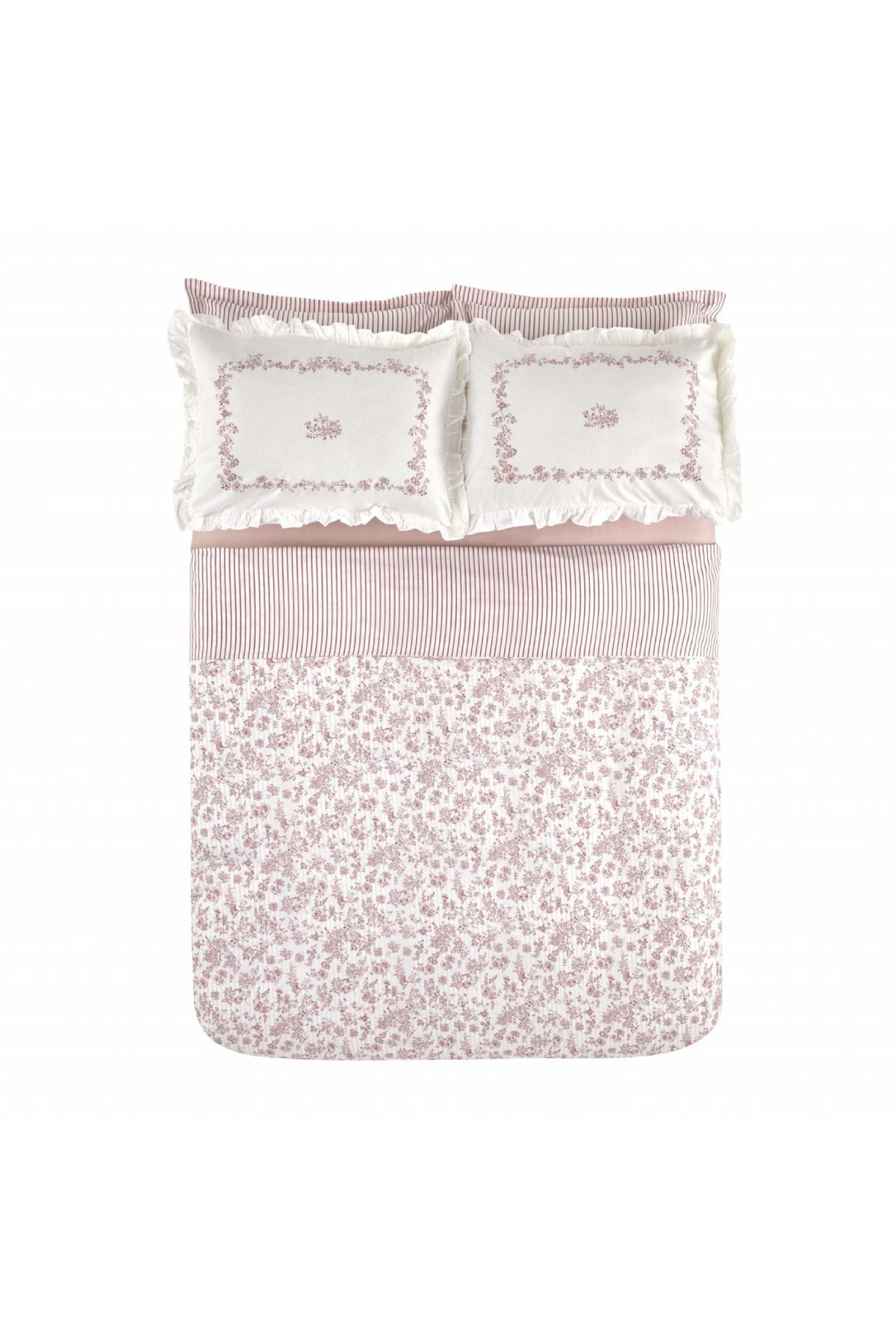 Versay Tek Kişilik Percale Nevresim Takımı Mavi