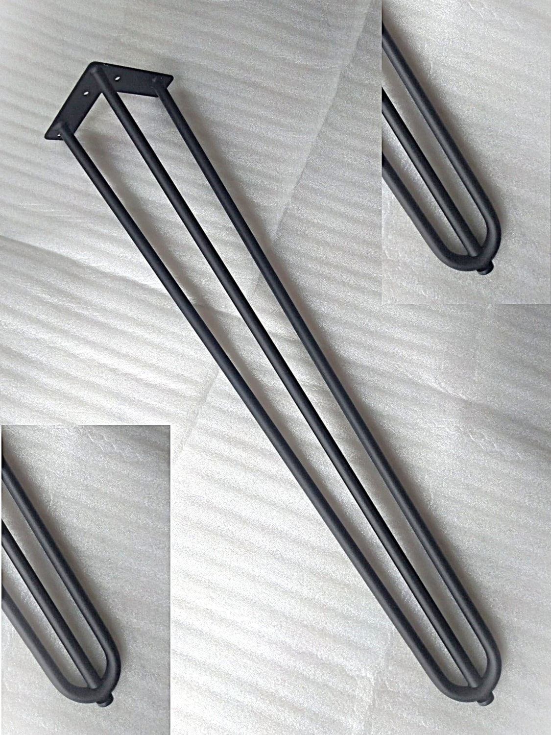 1 ADET-Metal Firkete Ayak-Siyah Renk-MFA1