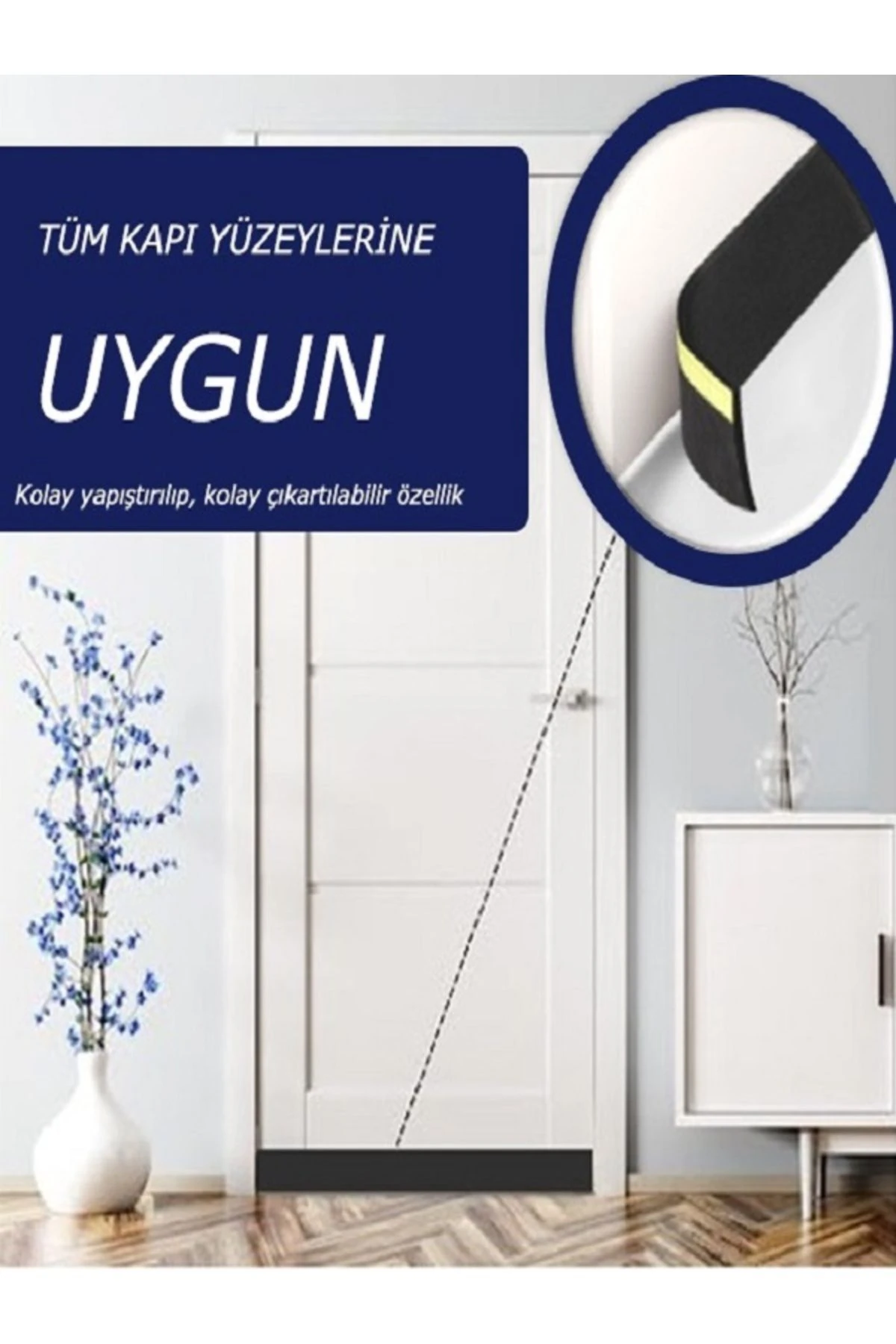 1 Adet Çelik Kapı Altı Rüzgarlık Kapı Altı Eşik Süngeri Kapı Altı Bandı Koku Böcek Su Önleyici