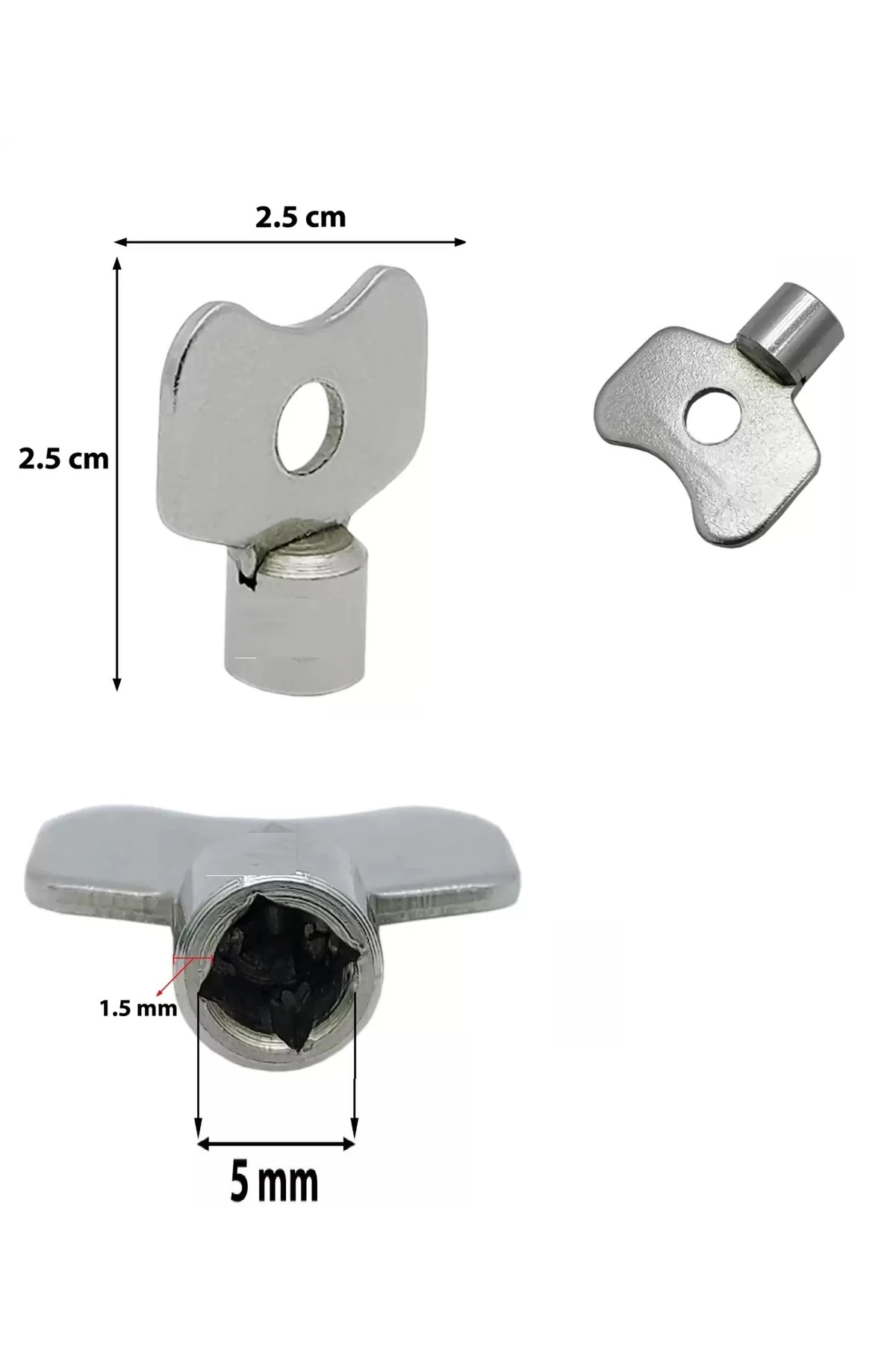 Kalorifer Hava alma Anahtarı Petek Radyatör Havlupan Havasını Almak için Purjör Anahtarı