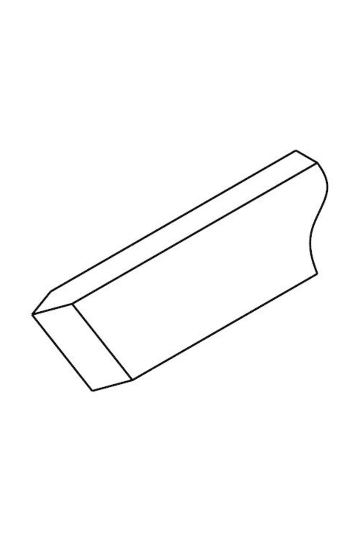 817110 Eğri Ağız Ahşap Torna Bıçağı 14x105 mm