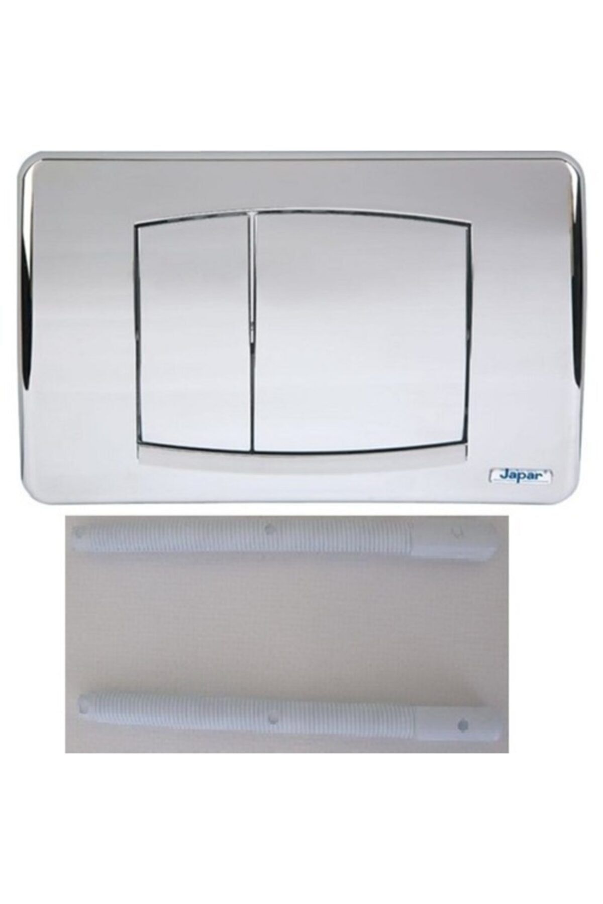 Selen Gömme Rezarvuar Basma Butonu Krom ( Çubuklu )