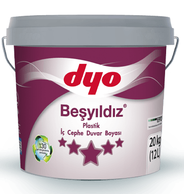 DYO BEŞYILDIZ Plastik  İç Cephe Baz  3,5 kg