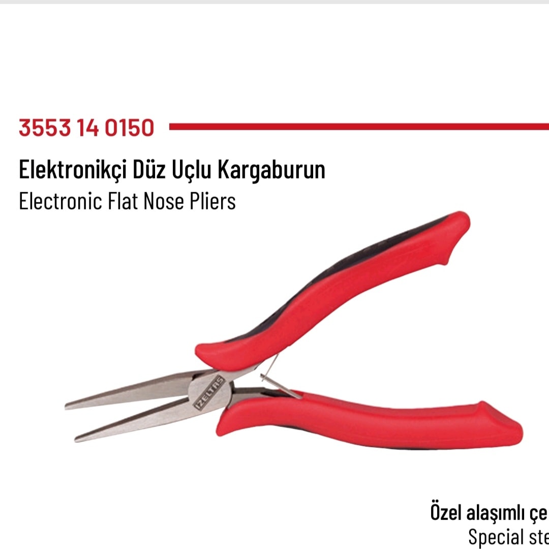 Elektronikçi Düz Uçlu Kargaburun 150MM