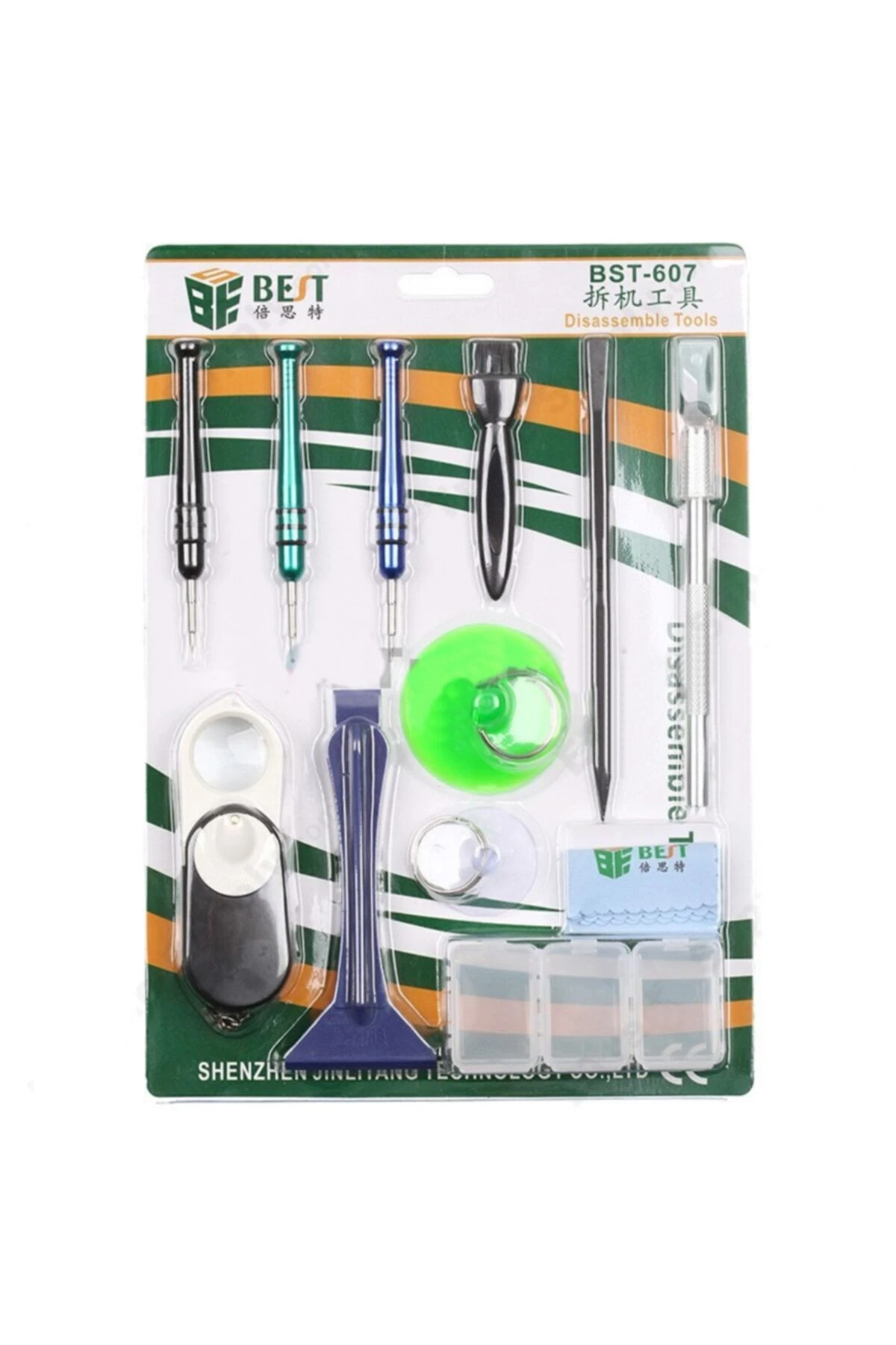 Bst-607 Cep Telefonu Çerçeve Cam Lens Onarım Çok Amaçlı 12 Parça Tamir Seti-rz