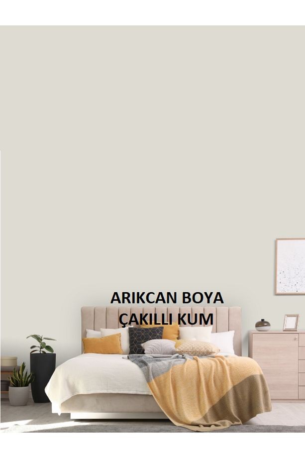 Dinamik Silikonlu Silinebilir Ipek Mat Iç Cephe Duvar Boyası Çakıllı Kum 15 Lt