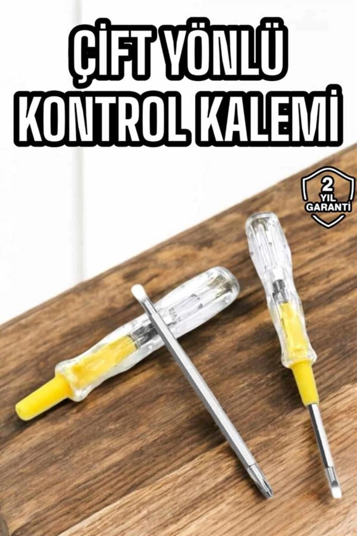 Kontrol Kalemi Nikel Kaplama Çift Başlıklı Test Cihazı - MCT9862-4037